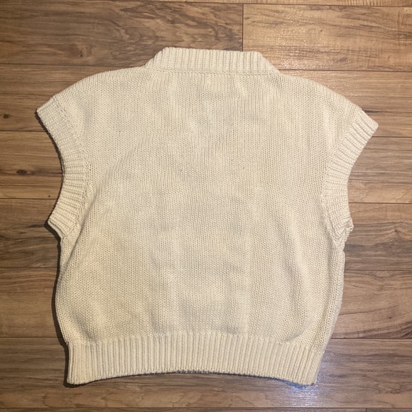 ONLY oversized V-neck sweater vest - Picture 2 of 2